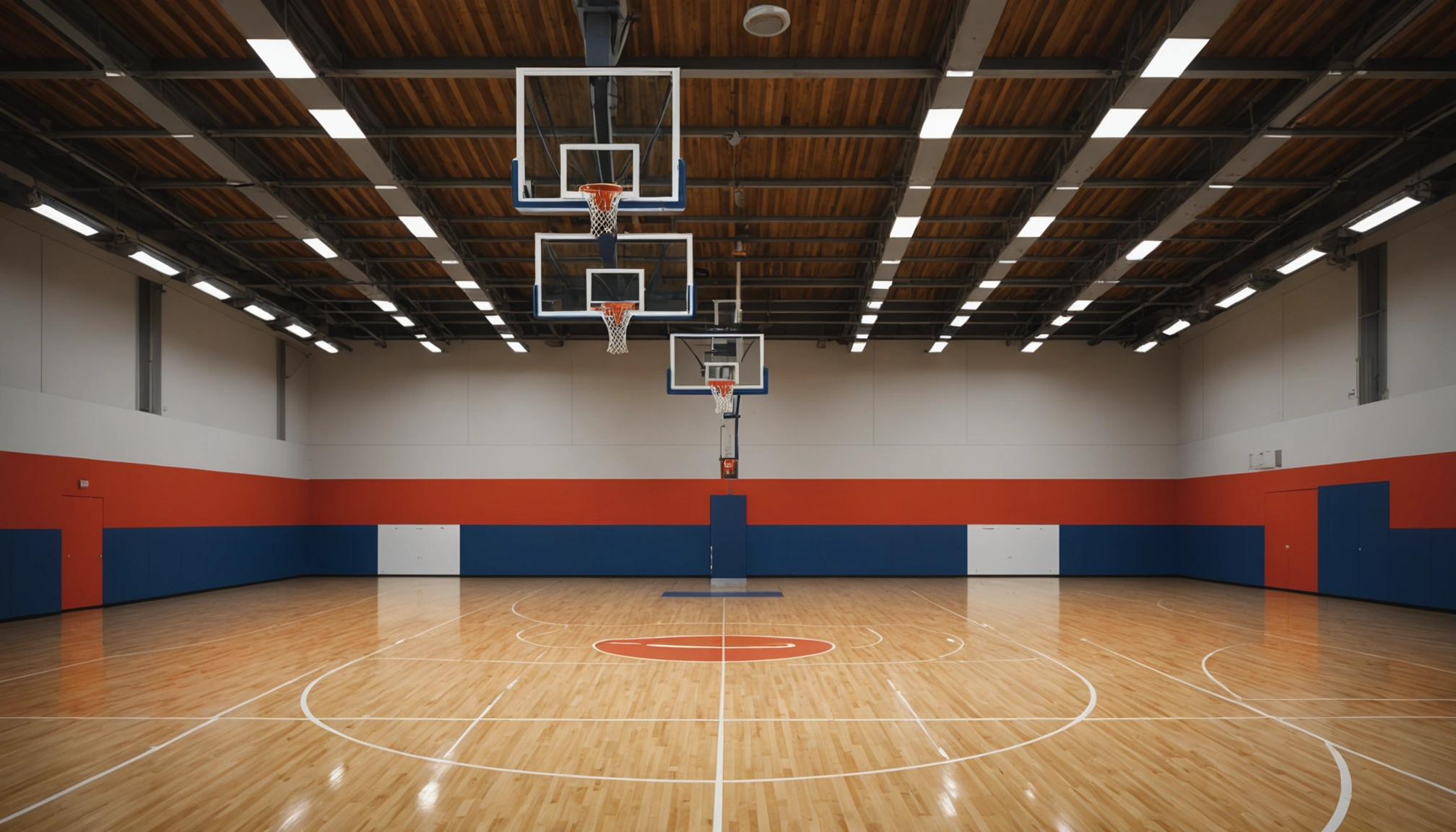 Какая минимальная высота потолка должна быть над баскетбольной площадкой? Выберите вариант ответа из предложенных: 8м 6м 5м 7м? Баскетбольная площадка: