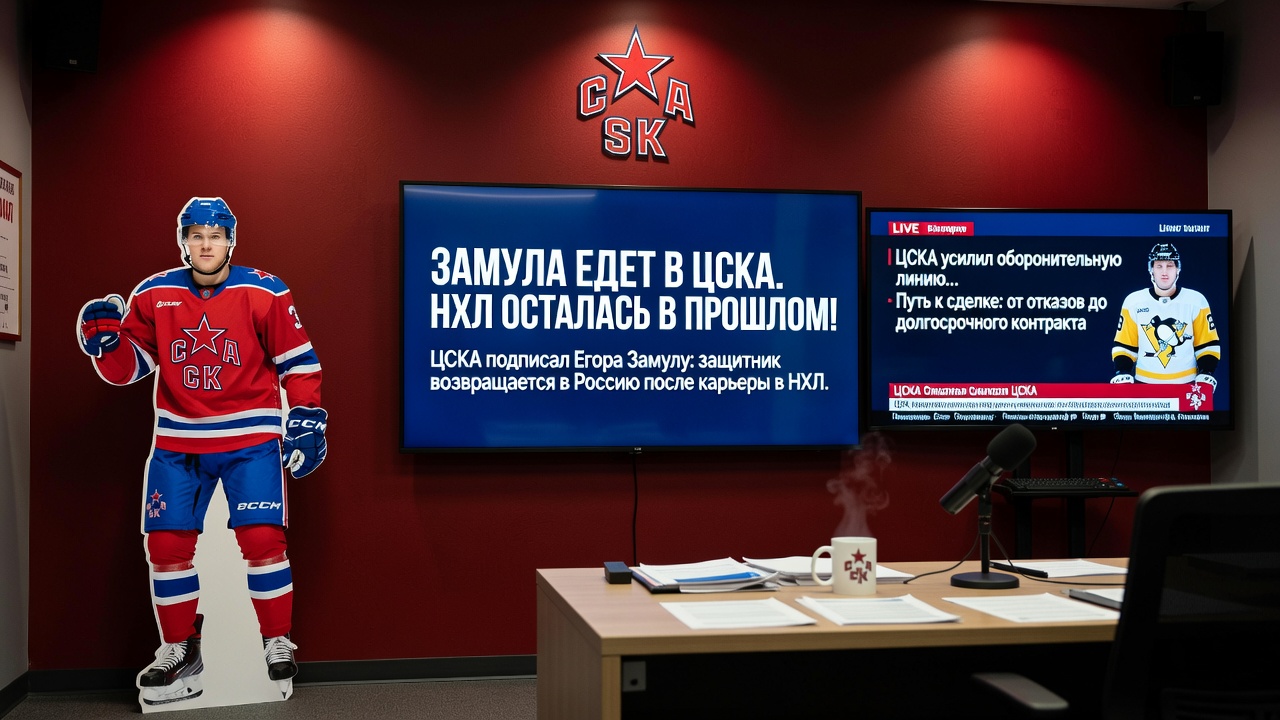 Замула едет в ЦСКА. НХЛ осталась в прошлом!
