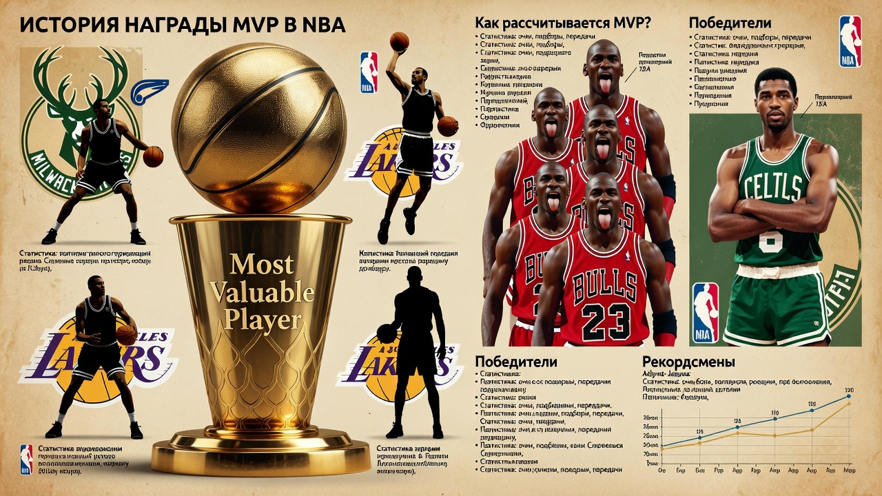 Как рассчитывается MVP в баскетболе? История награды MVP в NBA и кто получал её чаще всех