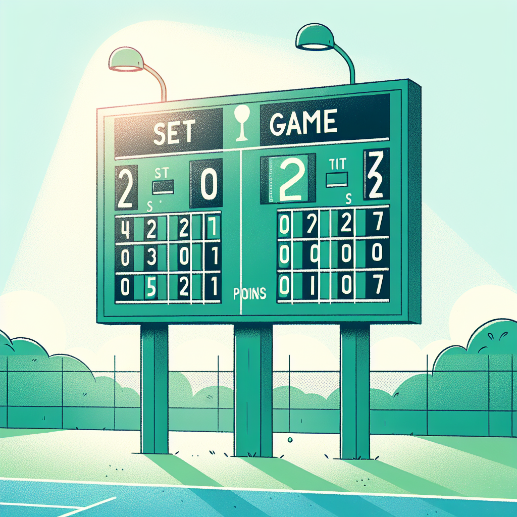 Счет в большом теннисе: Основы и особенности