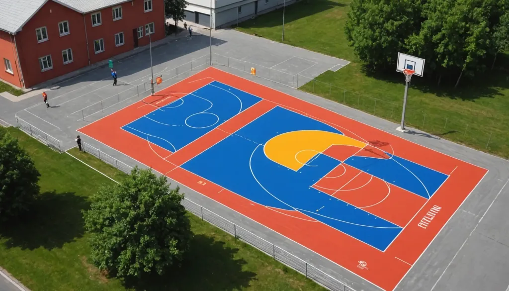 Как добиться постройки баскетбольного поля через государства? Разметка баскетбольного зала: Зоны, линии и требования к покрытию