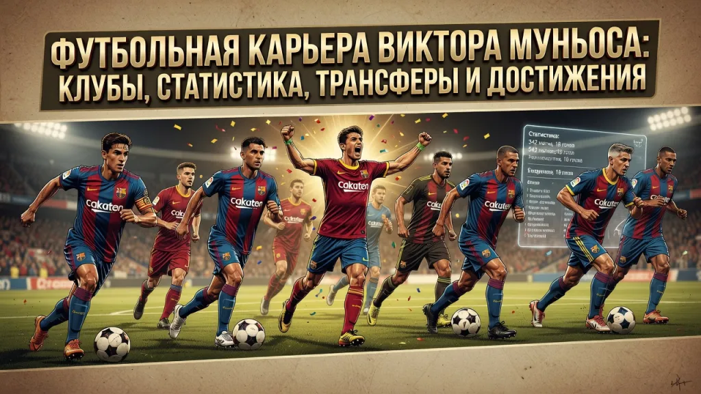 Футбольная карьера Виктора Муньоса: клубы, статистика, трансферы и достижения