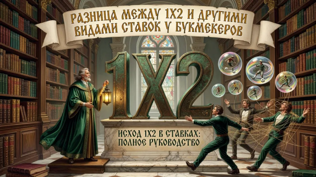 1x2 ставка - Разница между 1X2 и другими видами ставок у букмекеров