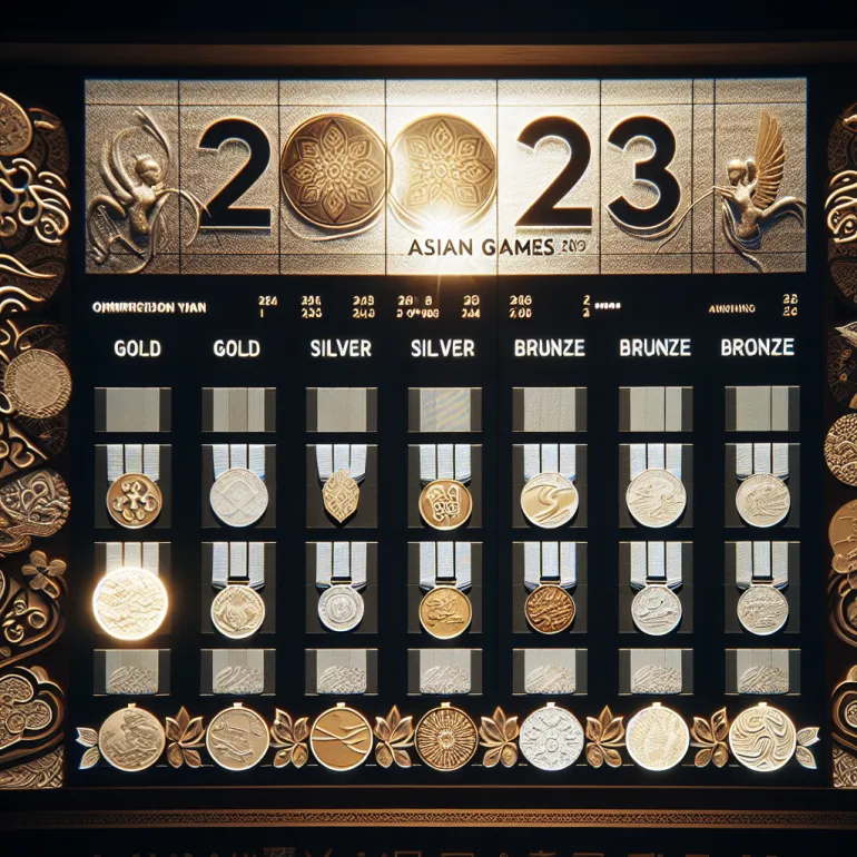 Азиатские игры 2023: Медальный зачёт