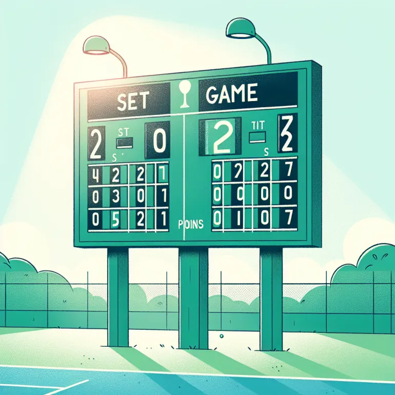 Счет в большом теннисе: Основы и особенности