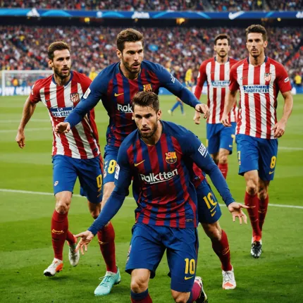 Атлетико Мадрид - Барселона трансляция: Ла Лига в полном разгаре