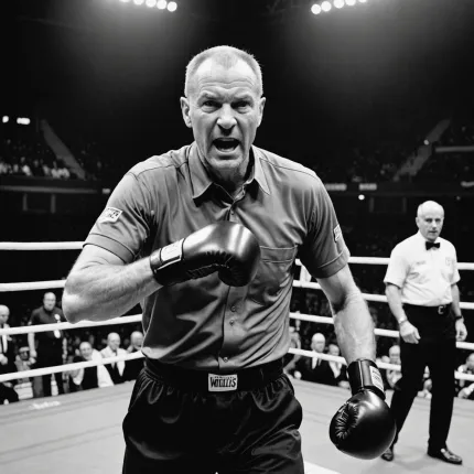 Самый улётный судья в боксе: Стив Уиллис и его уникальная манера судейства