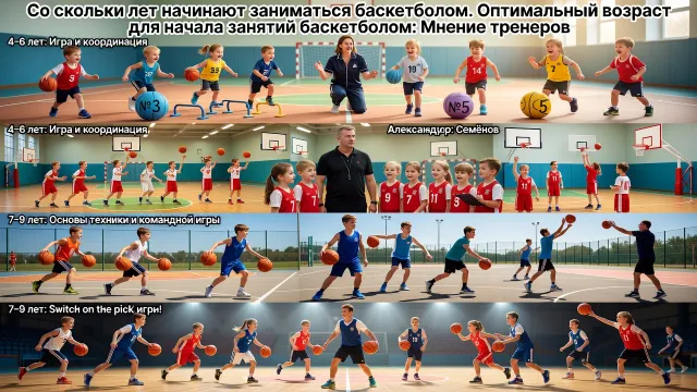 Со скольки лет начинают заниматься баскетболом. Оптимальный возраст для начала занятий баскетболом: Мнение тренеров